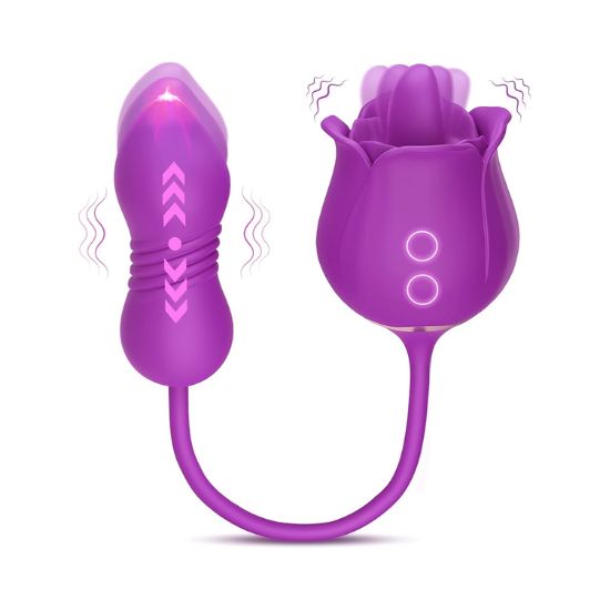 Rose Sex Toy Dildo Vibrator For Women